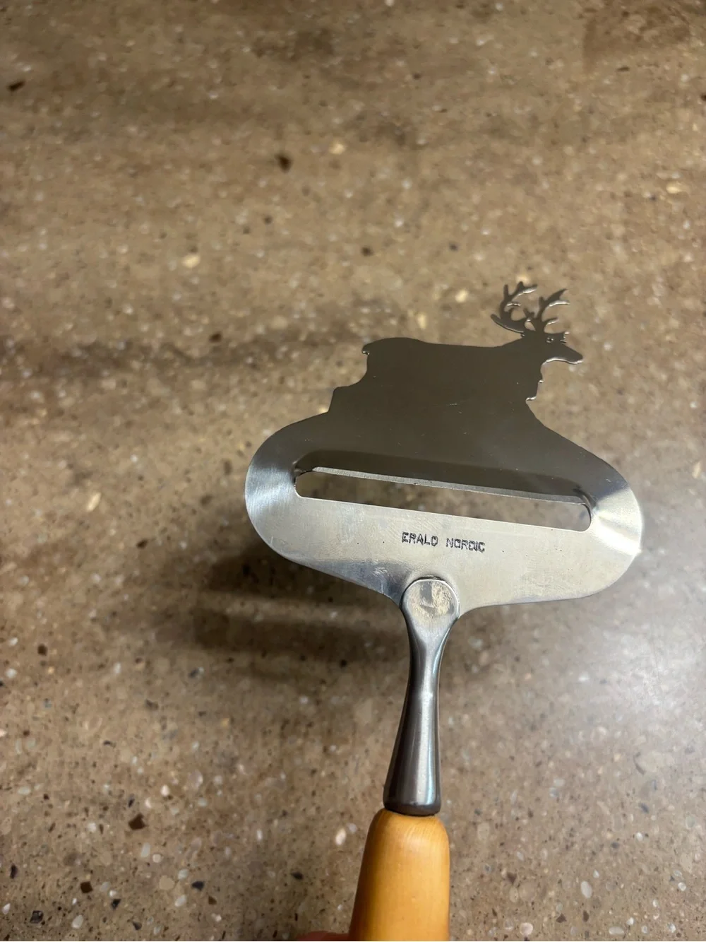 Erald Nordic Tallinn Reindeer Stainless Steel Cheese Slicer.